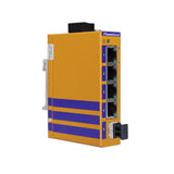 HES5B-LC-VL -  DIN-Rail Unmanaged, 4 x  100Mbps Copper Port, 1 x Fiber Port, Multi Mode 2KM, LC Interface