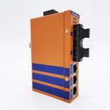 HES5A-2SC-VL -  DIN-Rail Unmanaged, 3 x  100Mbps Copper Port, 2 x Fiber Port, Multi Mode 2KM, SC Interface