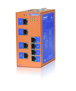HES10-2G-VLW -  DIN-Rail Unmanaged, 8 x  100Mbps Copper Port, 2 x Gigabit Copper/Fiber Port,  Power Supply  12~36VDC or 10~24VAC,  Industrial Temperature : -40~75 °C,  Power Supply  12~36VDC or 10~24VAC