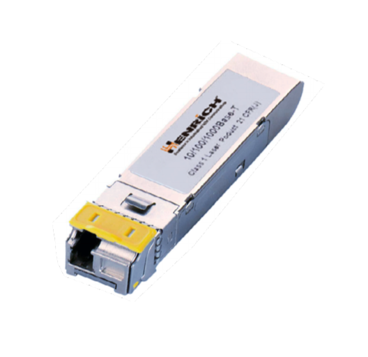 SFP-20-W - Single-Mode Fiber Port with LC Connector, TX1310nm, 20KM, 155Mbps Industrial Wide Temperature: -40°C to +85°C.