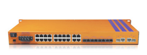 HES26MC-2G-VHW - Rackmount Managed, 24 x 100Mbps Copper Port, 2 x Gigabit Combo Port, Wide Temperature