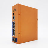 HES6GM-4E-2SFP-VLW - DIN-Rail Managed, 4 x  1000Mbps POE Copper Port, 2 x  1000Mbps SFP Fiber Port, Wide Temperature