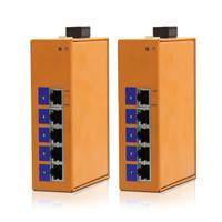HES5G-VLW -  DIN-Rail Unmanaged, 5 x 1000Mbps Copper Port, Wide Temperature