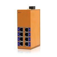 HES8G-VLW -  DIN-Rail Unmanaged, 8 x Gigabit Copper Port, Industrial Wide Temperature -40°C to +75°C, Power Supply  12~36VDC or 10~24VAC